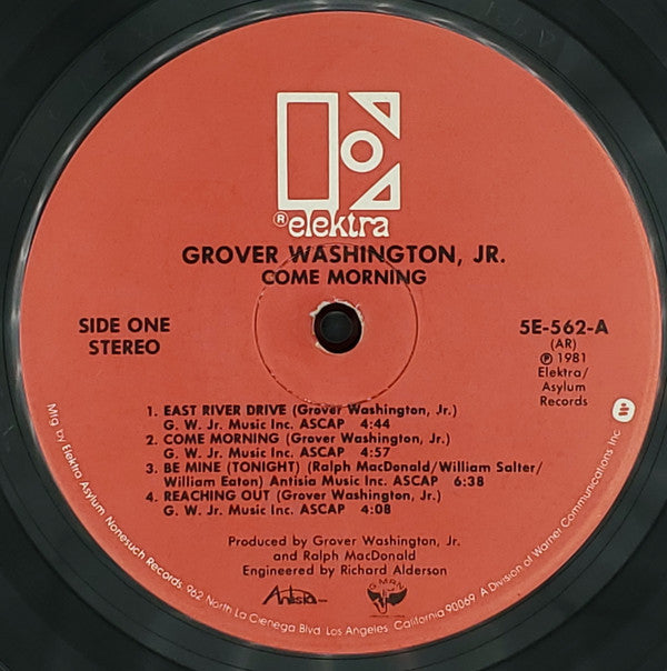 Grover Washington, Jr. - Come Morning (LP, Album, All)
