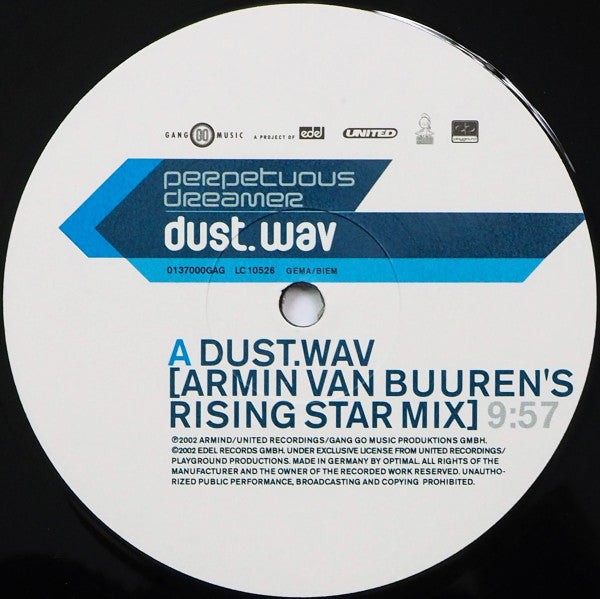 Perpetuous Dreamer - Dust.wav (12"")