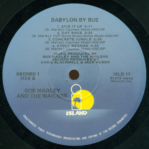 Bob Marley & The Wailers - Babylon By Bus (2xLP, Album)