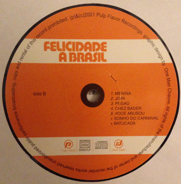 Felicidade A Brasil - A Felicidade (LP, RE)