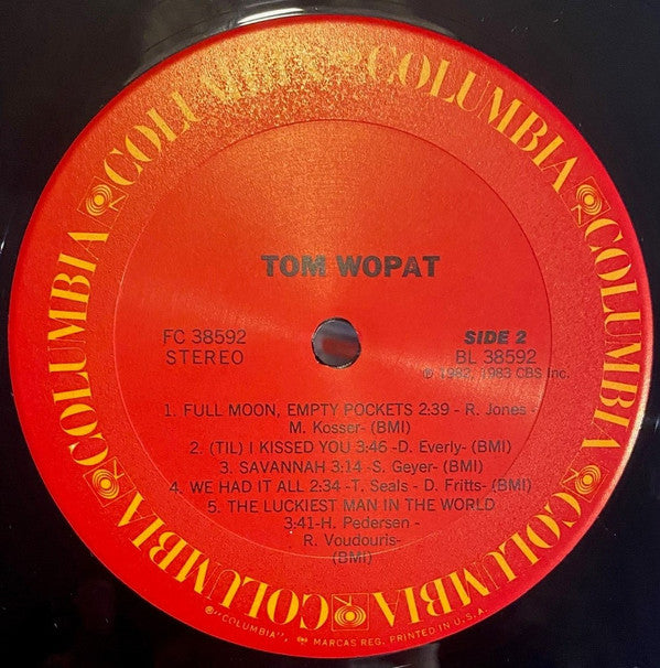 Tom Wopat - Tom Wopat (LP, Album)