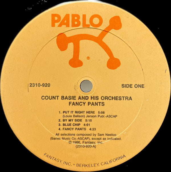 Count Basie And His Orchestra* - ""Fancy Pants"" (LP, Album, RE)