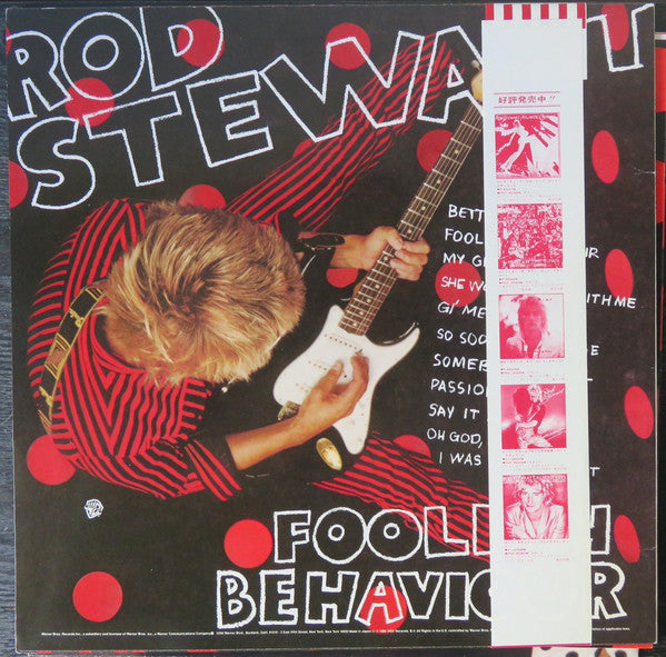 Rod Stewart - Foolish Behaviour (LP, Album, Promo)