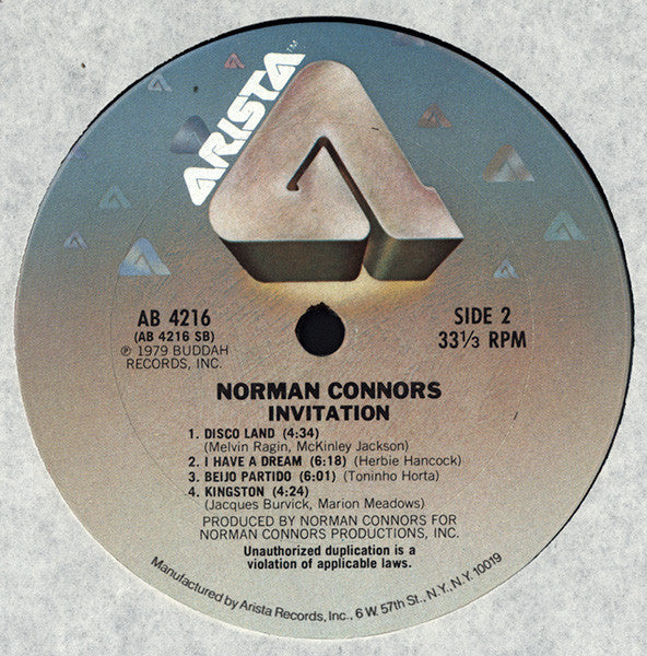 Norman Connors - Invitation (LP, Album)