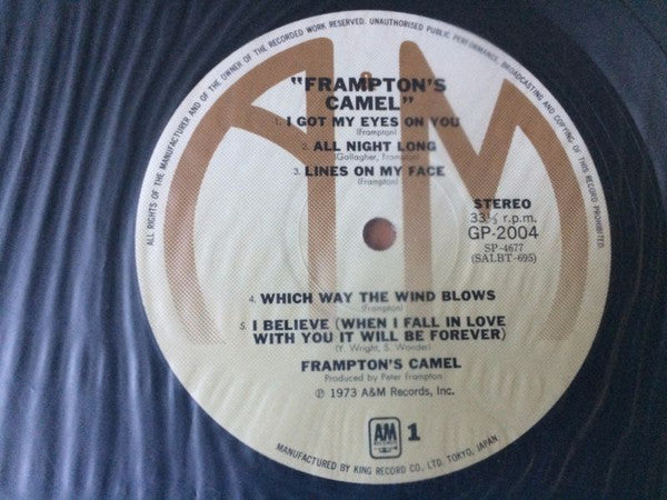 Peter Frampton - Frampton's Camel (LP, Album, RE)