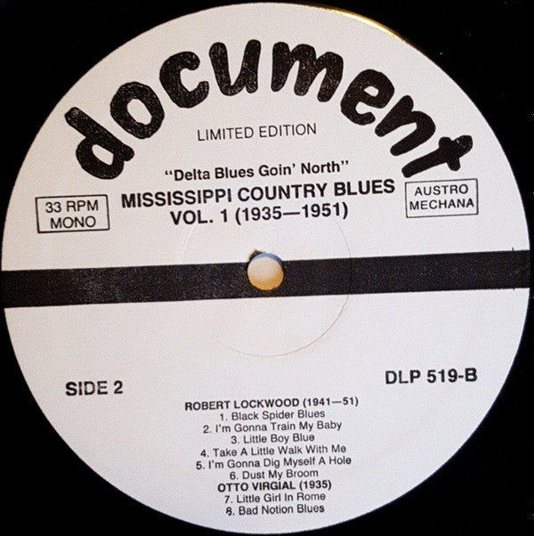 Various - ""Delta Blues Goin' North"" Mississippi Country Blues - V...