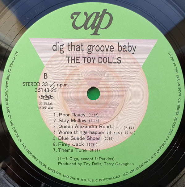 Toy Dolls - Dig That Groove Baby (LP, Album, RE)