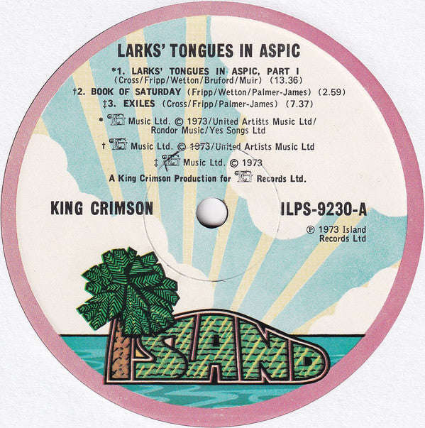 King Crimson - Larks' Tongues In Aspic (LP, Album)