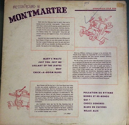 Mary Lou Williams - Messin' 'Round In Montmartre(LP, Comp, Mono)