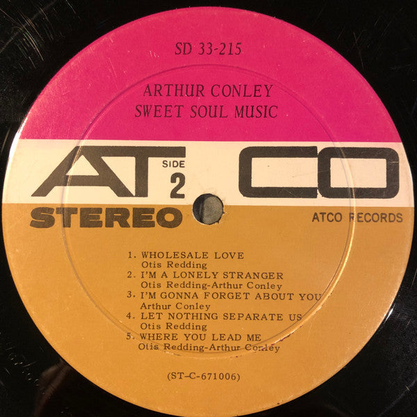 Arthur Conley - Sweet Soul Music (LP, Album)