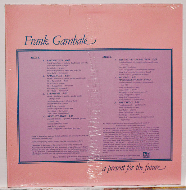 Frank Gambale - A Present For The Future (LP, Album)