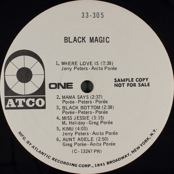 Black Magic! - Where Love Is (LP, Album, Mono, Promo)