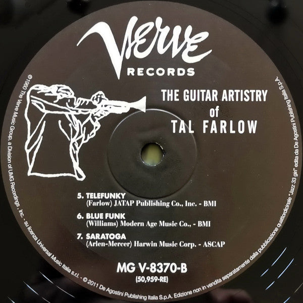 Tal Farlow - The Guitar Artistry Of Tal Farlow (LP, Album, RE, 180)