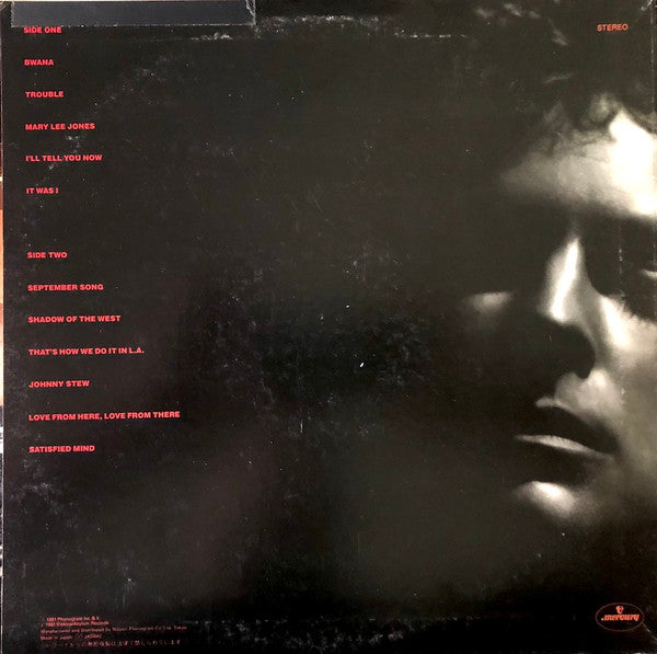 Lindsey Buckingham - Law And Order (LP, Album)