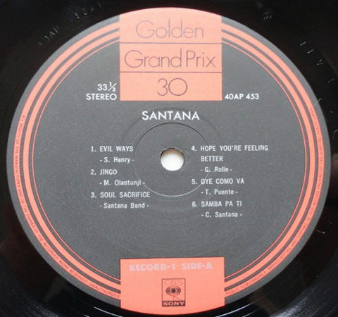 Santana - Golden Grand Prix 30 (2xLP, Comp, Gat)