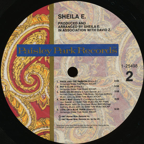 Sheila E. - Sheila E (LP, Album)