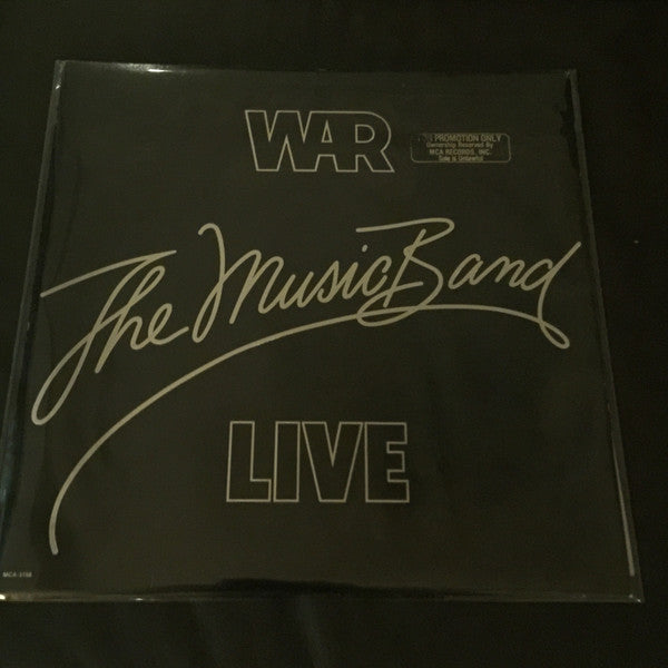 War - The Music Band Live (LP, Promo)