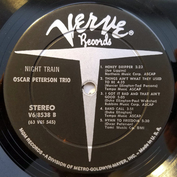 The Oscar Peterson Trio - Night Train (LP, Album)