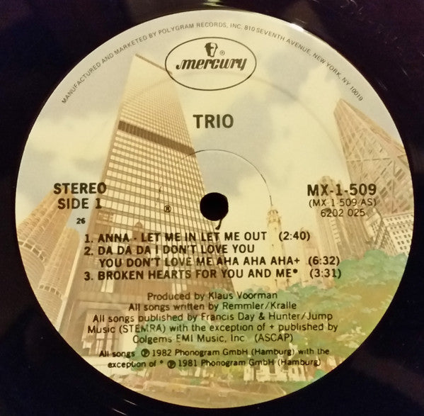 Trio - Trio (LP, MiniAlbum, PRC)