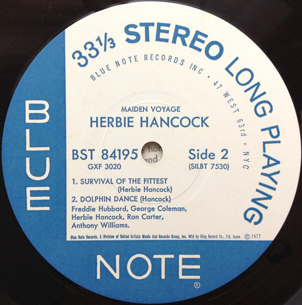 Herbie Hancock - Maiden Voyage = 処女航海(LP, Album, Ltd, RE)