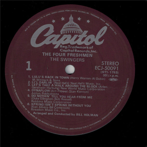 The Four Freshmen - The Swingers (LP, Album, RE, Pur)