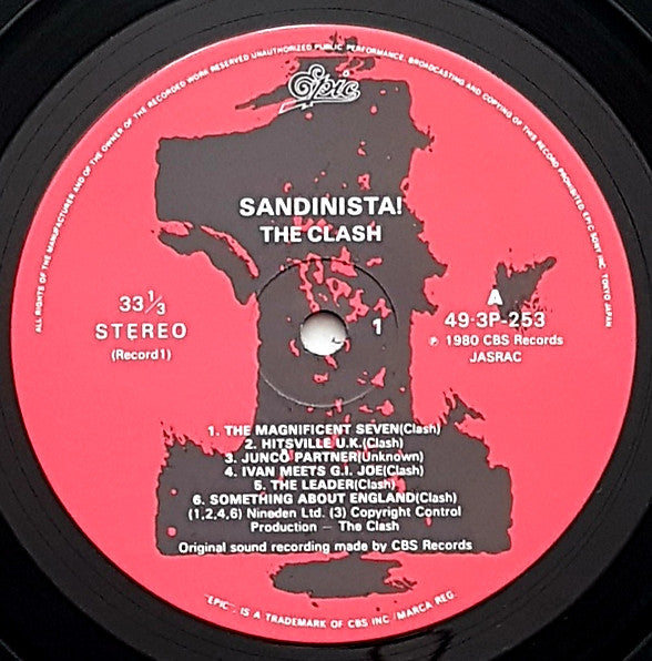 The Clash = ザ・クラッシュ* - Sandinista! = サンディニスタ！ (3xLP, Album)