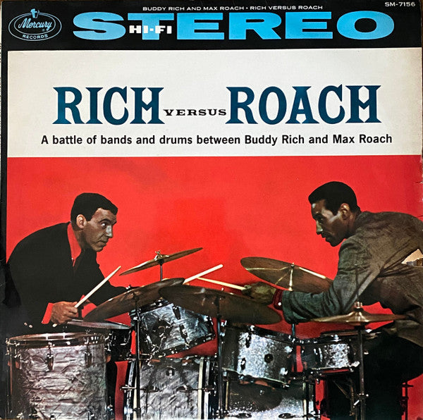 Buddy Rich And Max Roach - Rich Versus Roach (LP, Album)