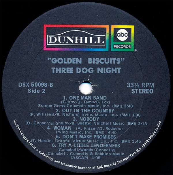 Three Dog Night - Golden Bisquits (LP, Comp)