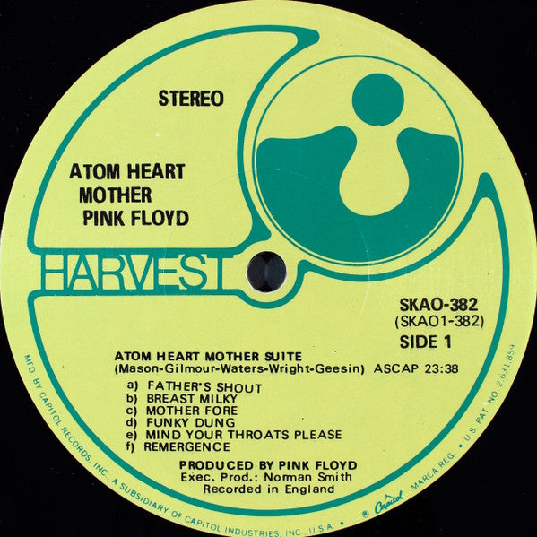 Pink Floyd - Atom Heart Mother (LP, Album, Scr)