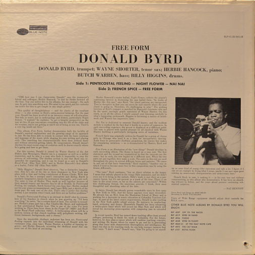 Donald Byrd - Free Form (LP, Album, RE)