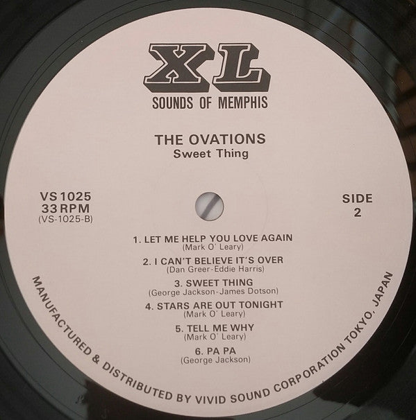 The Ovations Featuring Louis Williams - Sweet Thing (LP, Album)