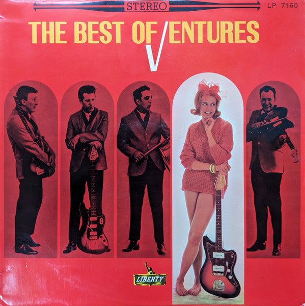 The Ventures - The Best Of Ventures = ベスト・オブ・ヴェンチャーズ(LP, Comp, Red)