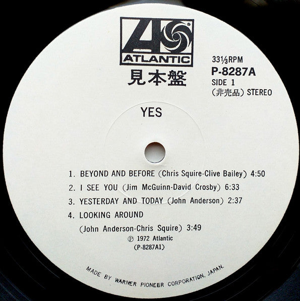 Yes - Yes (LP, Album, Promo, Gat)