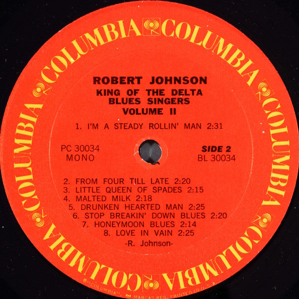 Robert Johnson - King Of The Delta Blues Singers Vol. II(LP, Comp, ...