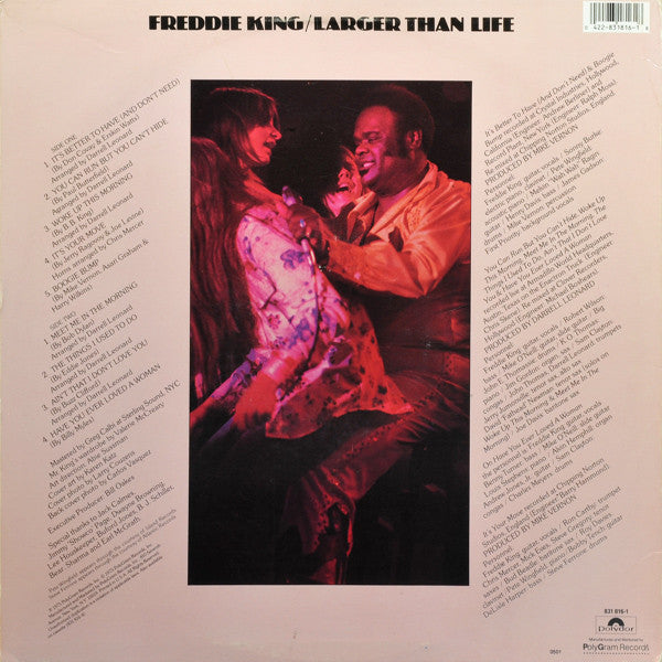 Freddie King - Larger Than Life (LP, Album, RE)