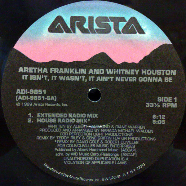 Aretha Franklin - It Isn't, It Wasn't, It Ain't Never Gonna Be(12")