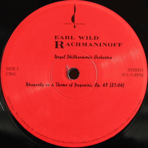 Earl Wild - Piano Concerto No 4 In G Major, Op. 40 / Rhapsody On A ...