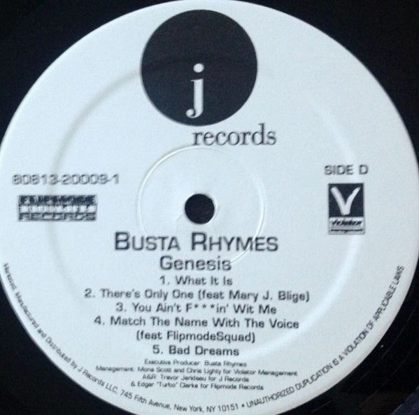 Busta Rhymes - Genesis (2xLP, Album)