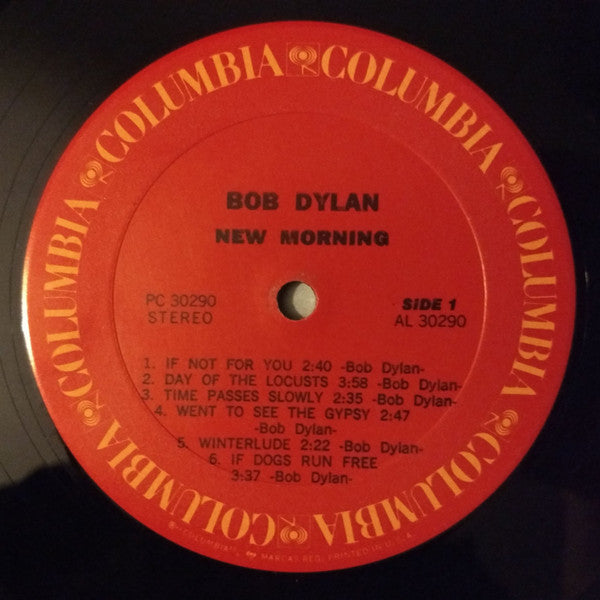 Bob Dylan - New Morning (LP, Album, RE, Car)
