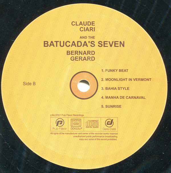 Claude Ciari - Claude Ciari - Bernard Gerard And The The Batucada S...