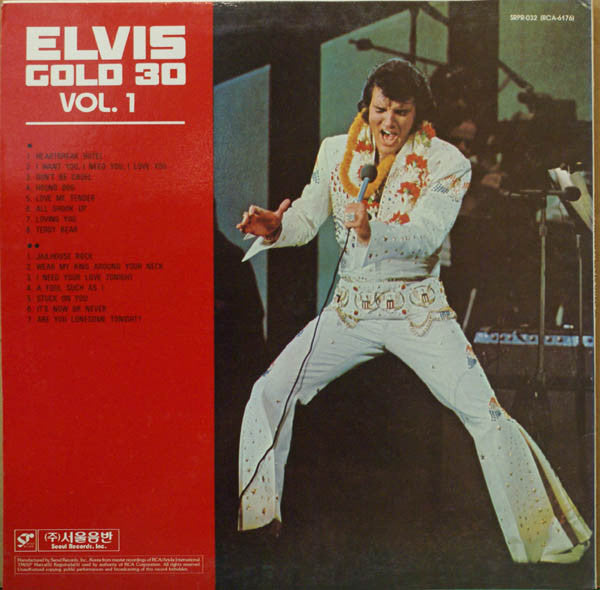 Elvis Presley - Elvis Gold 30 (2xLP, Comp)