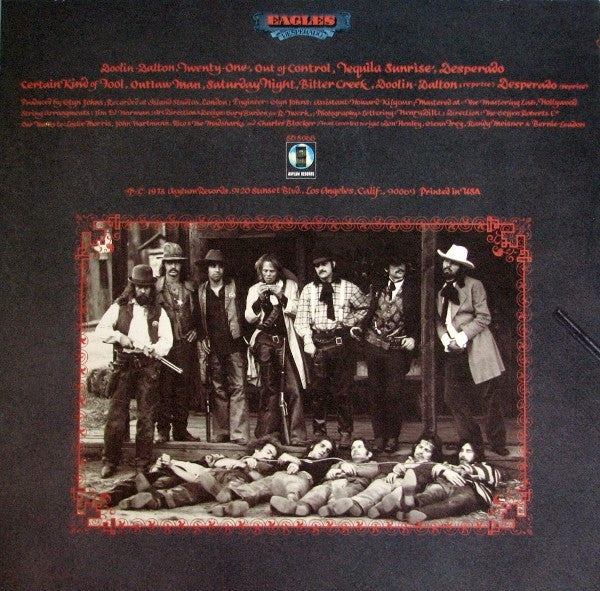 Eagles - Desperado (LP, Album, RE, PRC)