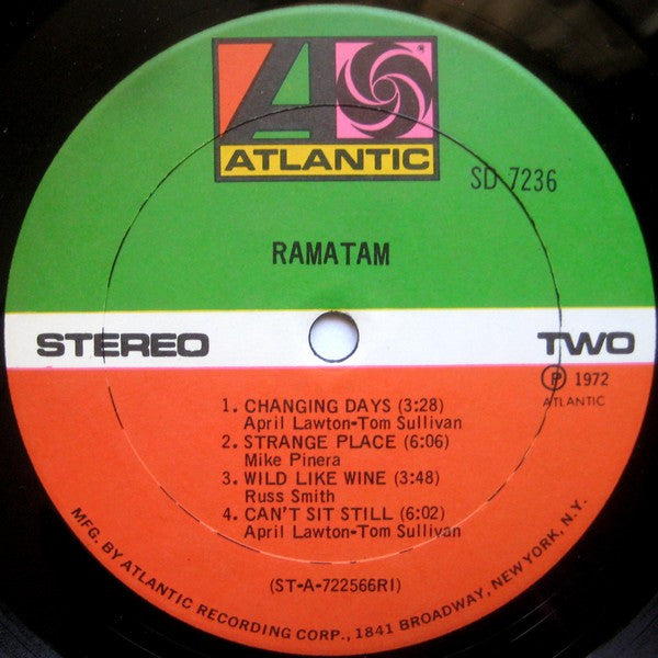Ramatam - Ramatam (LP, Album, RI )