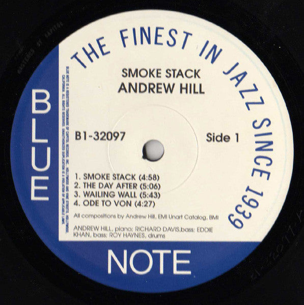 Andrew Hill - Smoke Stack (LP, Album, Ltd, RE)
