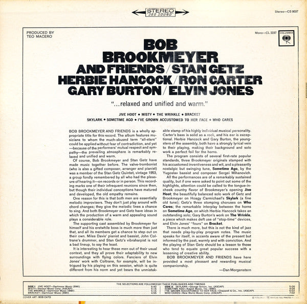 Bob Brookmeyer - Bob Brookmeyer And Friends (LP, Album, Ter)