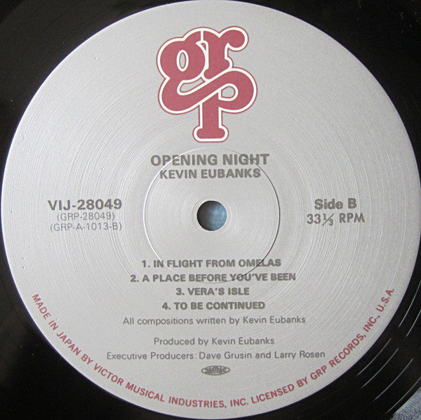 Kevin Eubanks - Opening Night (LP)