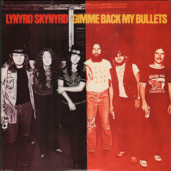 Lynyrd Skynyrd - Gimme Back My Bullets (LP, Album, Pin)