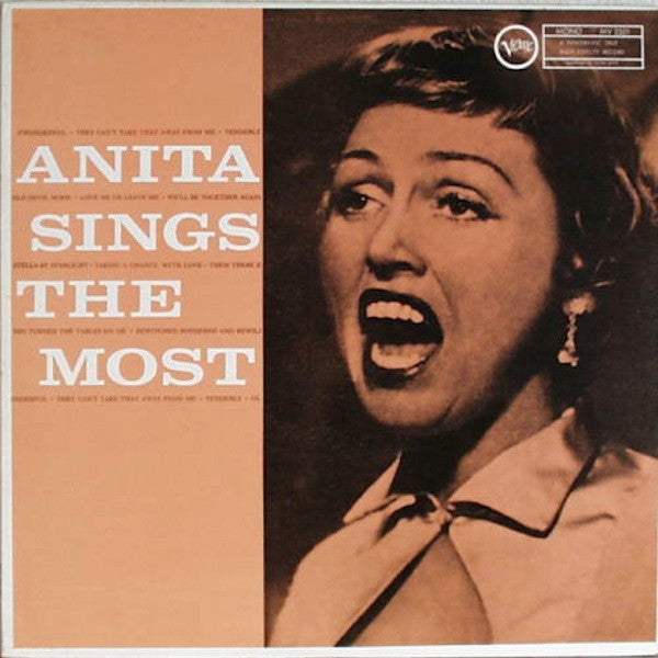 Anita O'Day - Anita Sings The Most (LP, Album, Mono, Ltd, RE, RM, 180)