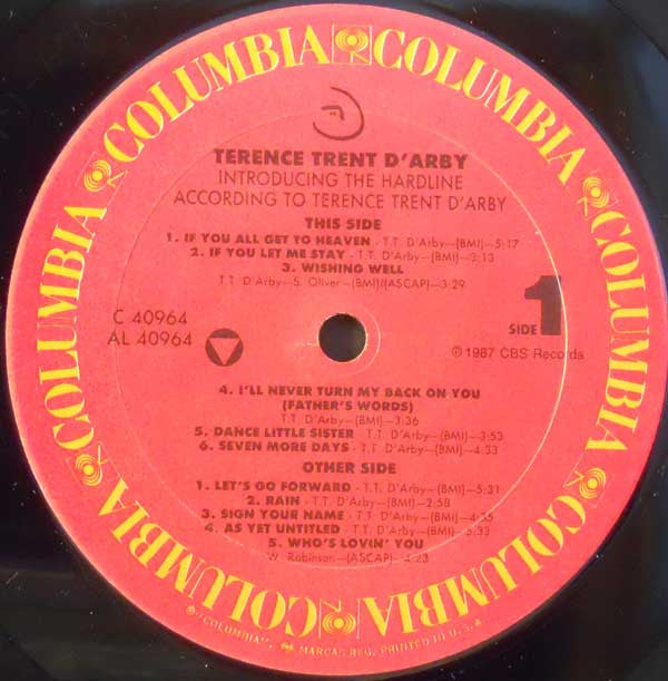 Terence Trent D'Arby - Introducing The Hardline According To Terenc...