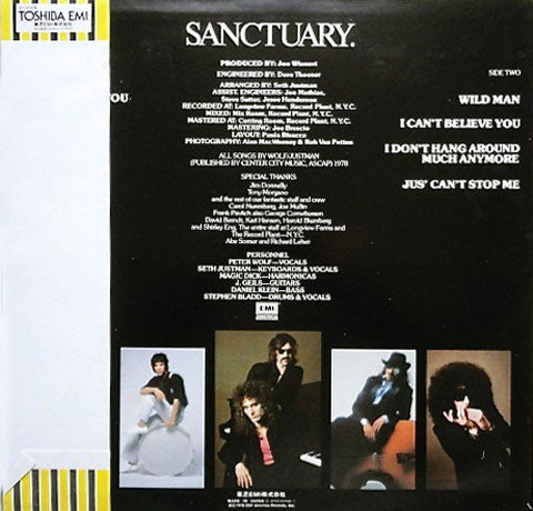 The J. Geils Band - Sanctuary. (LP, Album)